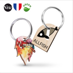 PORTE-CLÉS BOIS -35MM- FRANCE