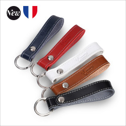 PORTE-CLÉS CUIR -FRANCE