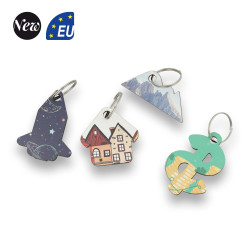 PORTE-CLÉS BOIS - EUROPE