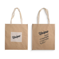 SAC EN PAPIER ET COTON