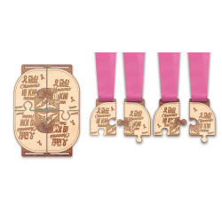 MEDALLA DE MADERA