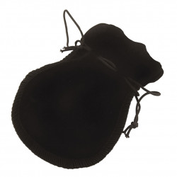 POCHETTE SUÉDINE RONDE