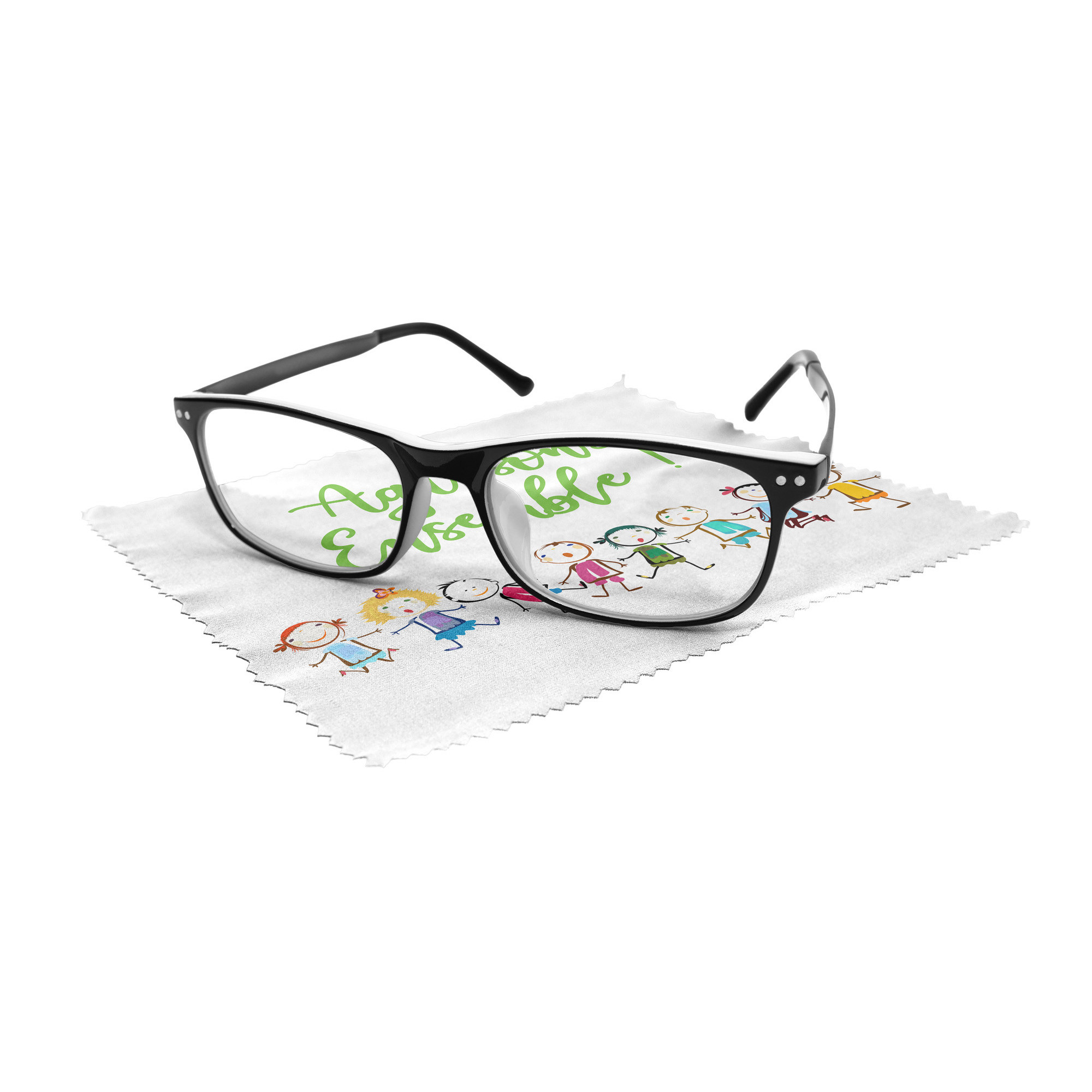Gamuza limpia gafas personalizadas con tus fotos